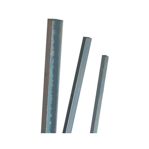 Steel Square Mill Stock - 3/16" Width x 12" Length x 3/16" Thick - Plain Finish - pack of 6