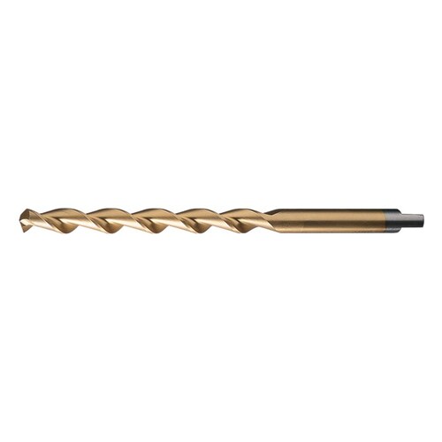 2565-TN 1/8" Parabolic Taper Length Drill - Notched 118 Point - 2.75" Spiral Flute - Right Hand Cut - 5.125" Overall Length - High-Speed Steel - 0.125" Shank - C