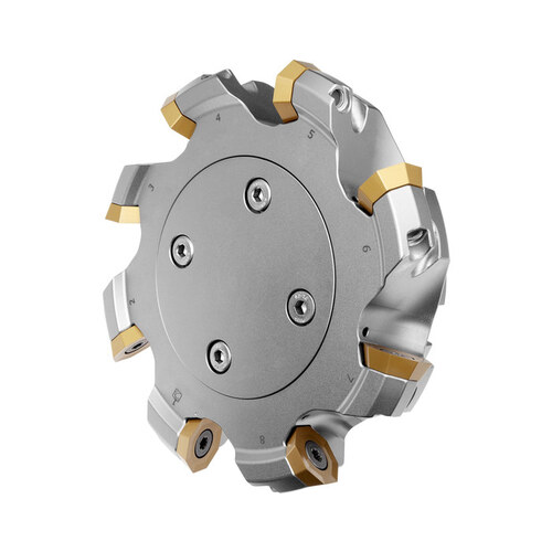 Chromium Steel 200C10R-S45OE09Z-C Milling Cutter - 200 mm Dia.