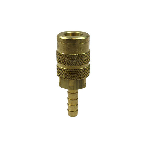 6 Ball Coupler - 1/4" ID Hose Thread - Brass