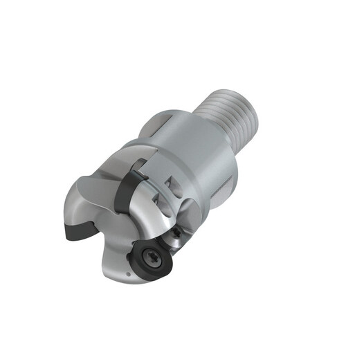 High-Speed Steel 35E3R042M16-SCRD12-CF Milling Modular Head - 23 mm Dia.