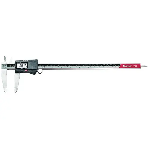 Starrett EC799B-12/300 Electronic Caliper: 0 to 12", 0.0005" Resolution