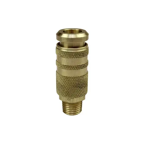 Coilhose 15c90B4M Automatic Six Ball Combo Coupler - 1/4" MPT Thread - Brass