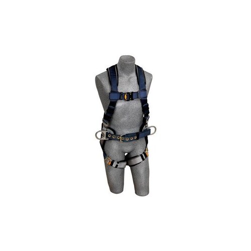 Blue XL Vest-Style Shoulder, Back, Leg Padding Body Harness - Polyester Webbing