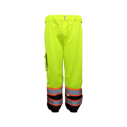GLO-88P Lime 6XL/7XL Polyester High-Visibility Pants - 1 Pockets