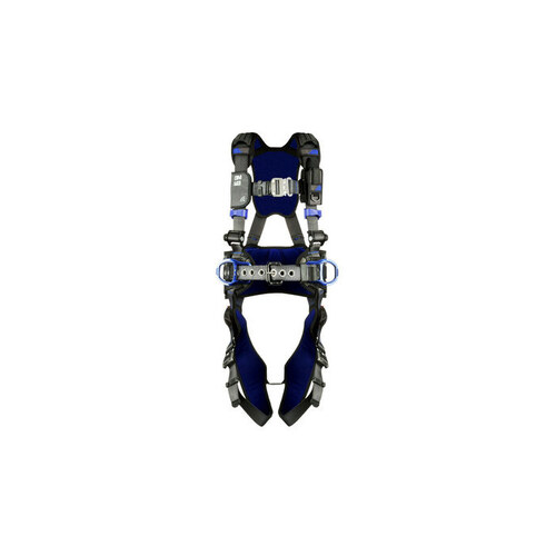 X300 1113127 Gray Large Construction-Style Back, Hip, Leg Padding Body Harness - Polyester