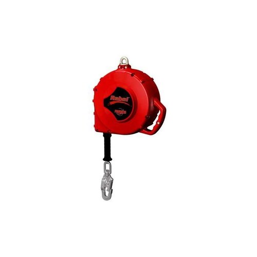 Red Galvanized Steel Self-Retracting Lifeline - 100 ft Length