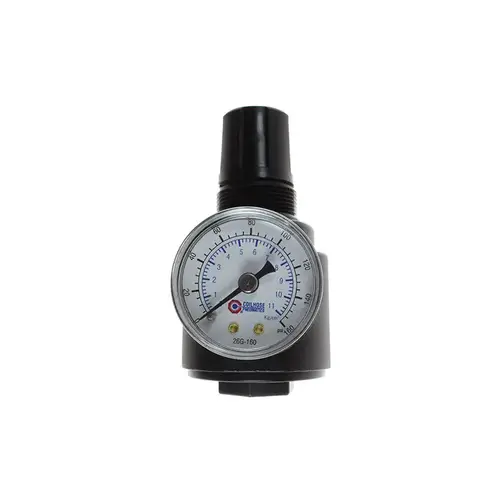 Coilhose 26R2-G Compressed Air Regulator: 1/4" NPT, 250 Max psi, Compact