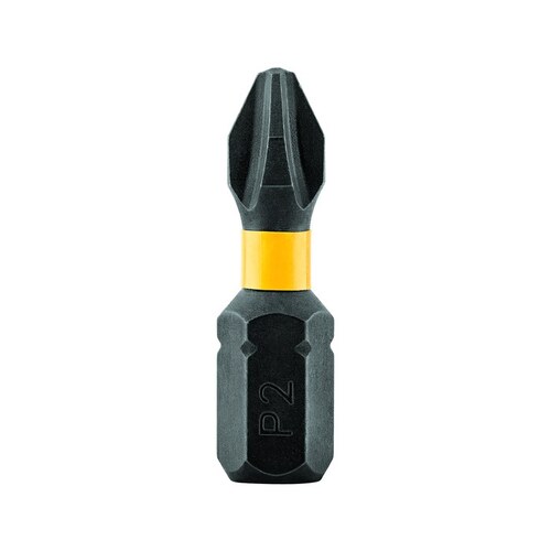 Flextorq Phillips Reduced Power Bit - #1 Tip - 1/4" Shank - 1" Length - S2 Steel