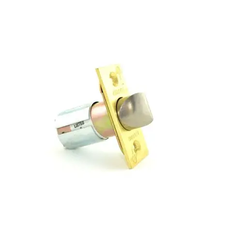 Square Corner 2-3/4" Springlatch, Bright Polished Brass