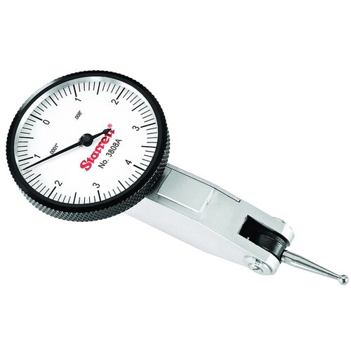 White Dial Test Indicator - 1 1/4" Diameter