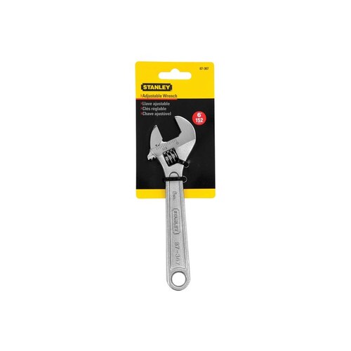 Adjustable Wrench - 6" Length - 3/8" Jaw Capacity