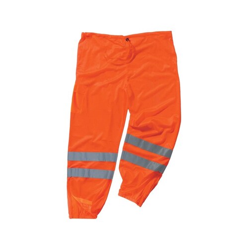 8910 High-Visibility Orange Large/XL Polyester High-Visibility Pants