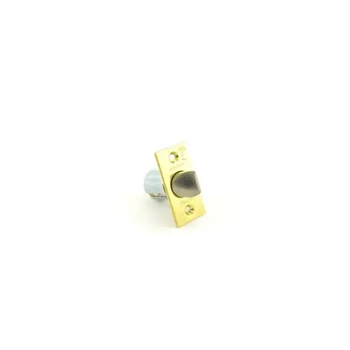 Square Corner 2-3/4" Springlatch, Bright Polished Brass