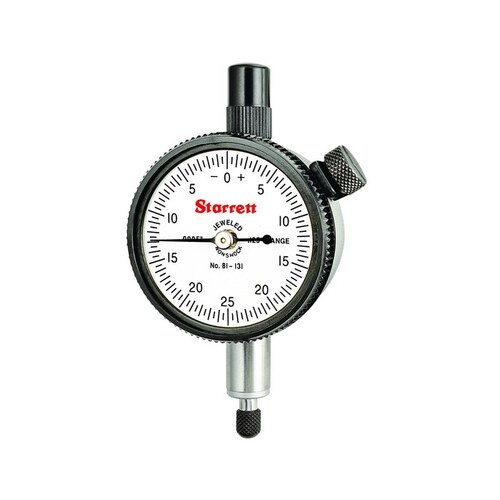 White Dial Indicator -.375" Diameter
