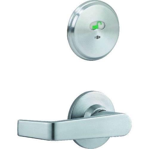 Stanley Commercial Hardware QCI285E626 Interconnected Indicator Lock with 2-3/4" Backset and ASA Strike Satin Chrome Finish