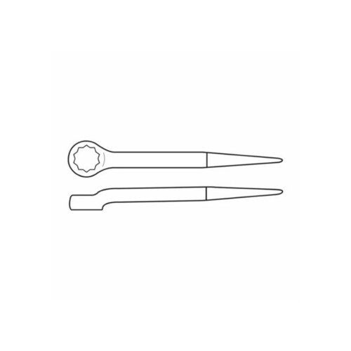 Spud Handle Box Wrench - 1-1/2" Length