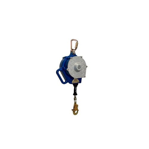 Blue Galvanized Steel Self-Retracting Lifeline - 50 ft Length