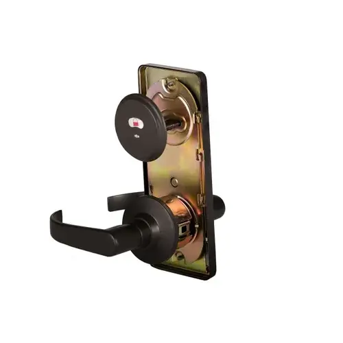 Interconnected Summit Indicator Lock with 2-3/4" Narrow Square Backset and 118F Strike Oil Rubbed Bronze Finish