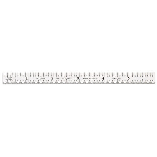 Full-Flexible Steel Full Flexible Steel Rule - 6" Length - 1/2" Wide - 1/64" Thick