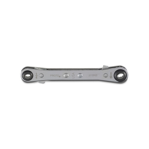 Double Box Reversible Ratcheting Wrench - 3/8" x 7/16" Jaw Capacity