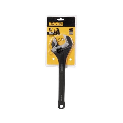 Steel Adjustable Wrench - 15" Length - 2" Jaw Capacity