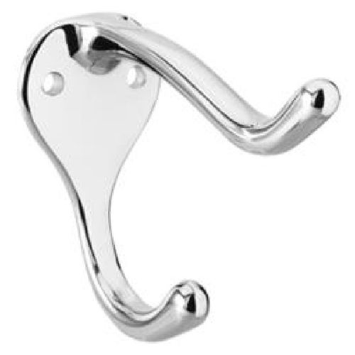 Medium Coat Hook Bright Chrome Finish