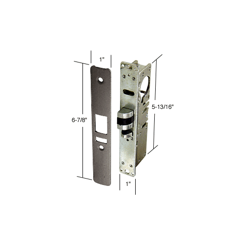 CRL J4575 Bronze Swinging Door Deadlatch With 11/8" Backset