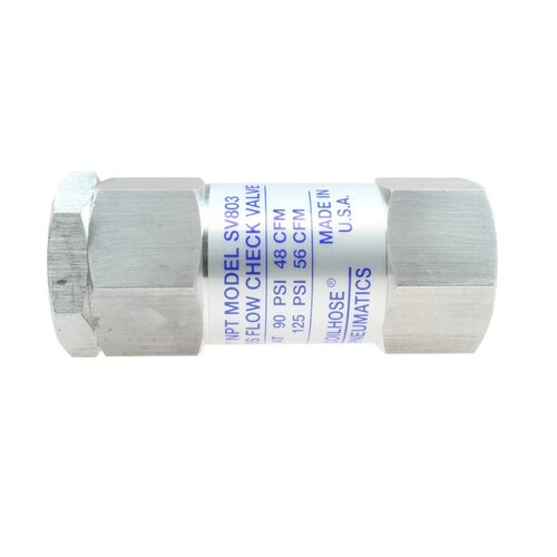 Safety Excess Flow Check Valve - 3/8" FPT Thread