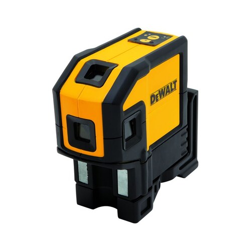 Laser Level, 165 ft, +/-1/8 in at 100 ft Accuracy, 5-Dot, Red Laser