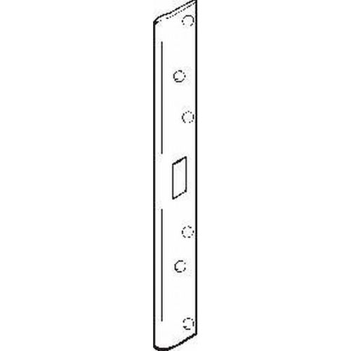 1-3/8" x 18" Double Hole Strike for 3-5/8" and 4" Centers Brass Plated Finish