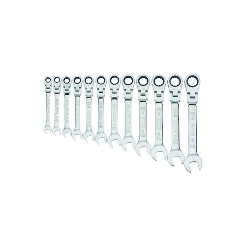 DEWALT DWMT19229 Steel Flex Head Ratcheting Wrench Set