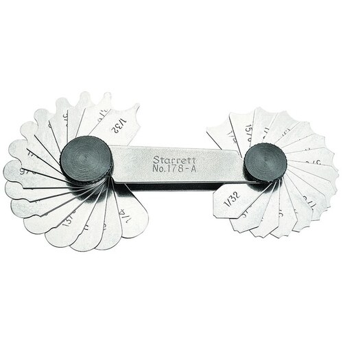 Starrett 178A Fillet or Radius Gauge