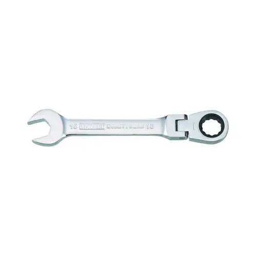 Combination Wrench, Metric, 15 mm Head, 6-21/32 in L