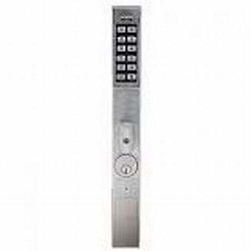 Alarm Lock DL1225/26D2 DL1225 Series Trilogy Narrow Stile Digital Aluminum Door Retrofit Outside Turnpiece Exit Trim