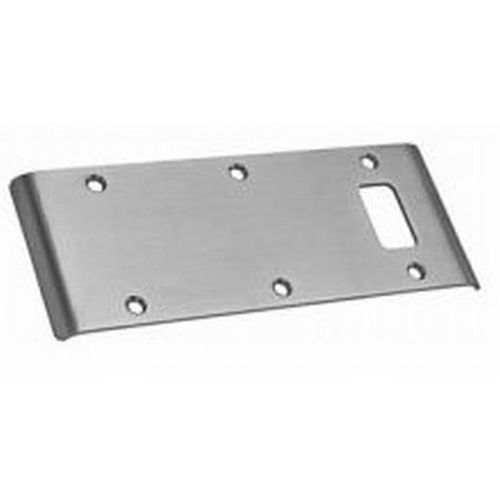 Stanley Security Solutions DLS126D 5-3/4" Double Lipped Strike for 1/8" Inset Hung Doors # 100300 Satin Chrome Finish