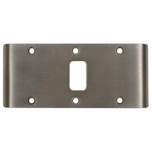 Stanley Security Solutions DLS226D 5-3/4" Double Lipped Strike for Center Hung Doors # 100340 Satin Chrome Finish