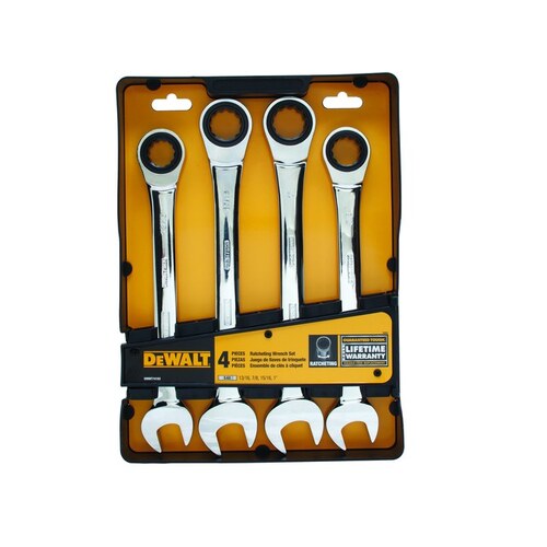 DEWALT DWMT74193 Jumbo Ratcheting Combination Wrench Set