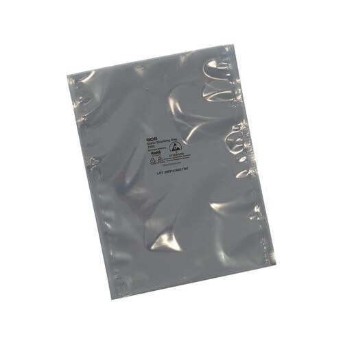 1500 Series Translucent Metal-Out Bag - 12" Length - 8" Wide - 3 mil Thick - pack of 100