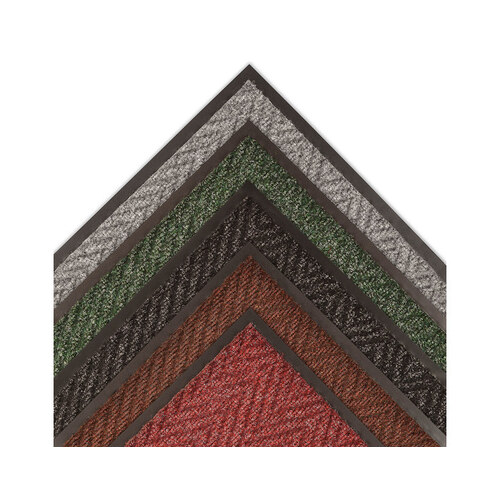 118 Brown Indoor Blended Yarn Carpeted Entry Mat - 10 ft Width - 3 ft Length - Vinyl Backing Material