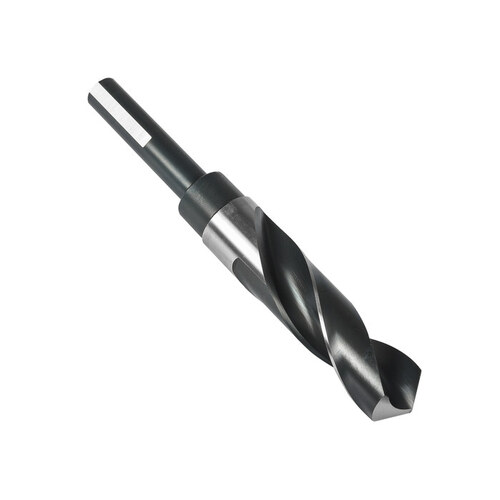R57 41/64" Reduced Shank Drill - 118 Point - 3" Flute - Right Hand Cut - 6" Overall Length - High-Speed Steel - 1/2" Shank - 0
