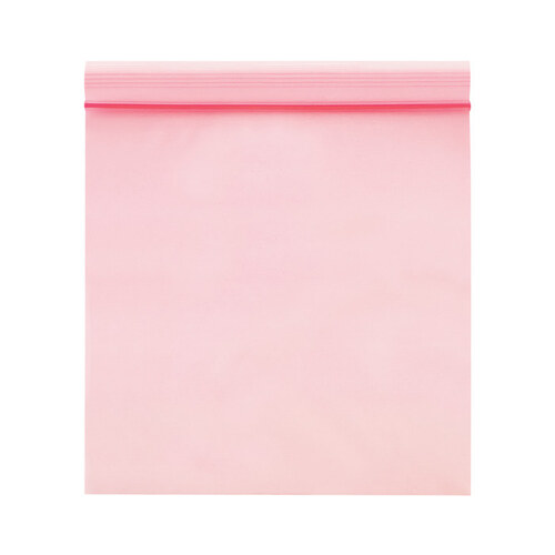 Pink Anti-Static Poly Bag - 12" x 12" - 4 mil Thick