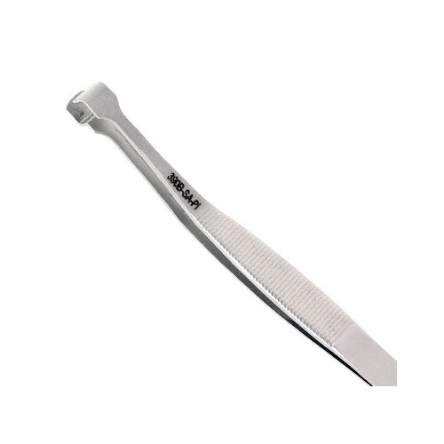 Wafer Tweezers - Stainless Steel Wafer Tip - 4 3/4" Length - 390B