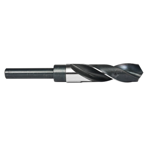 R56 53/64" Reduced Shank Drill - 118 Point - 3" Flute - Right Hand Cut - 6" Overall Length - High-Speed Steel - 1/2" Shank - 0