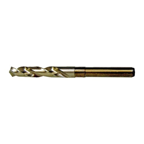 190C 3/4" Reduced Shank Drill - Split 118 Point - 3.125" Spiral Flute - Right Hand Cut - 6" Overall Length - M42 High-Speed Steel - 8% Cobalt - 0.5" Shank