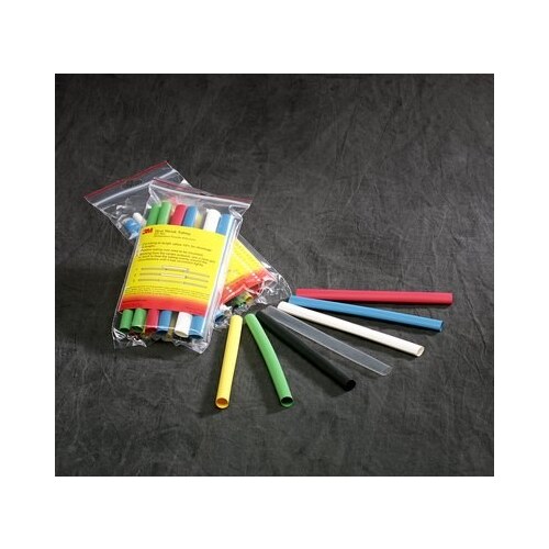 7100020275 Multi-Color Flexible Polyolefin Shrink tubing - 200 ft Length