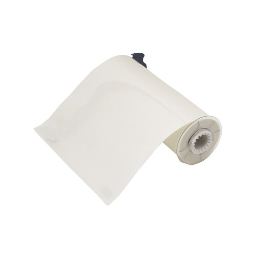 Polyester Continuous Thermal Transfer Printer Label Roll - 10" Width - 50 ft Length