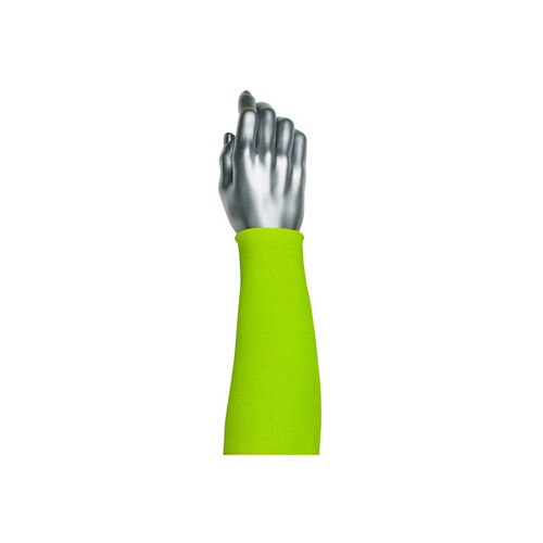 10-KANY16 Yellow Glass Fiber/Kevlar/Polyester Cut-Resistant Arm Sleeve - 1 Ply - 16" Length