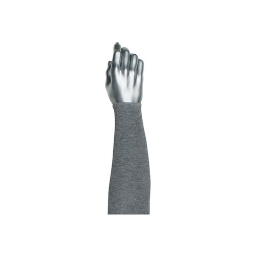 Gray Dyneema/Glass Fiber/Polyester Cut-Resistant Arm Sleeve - 2 Ply - 12" Length