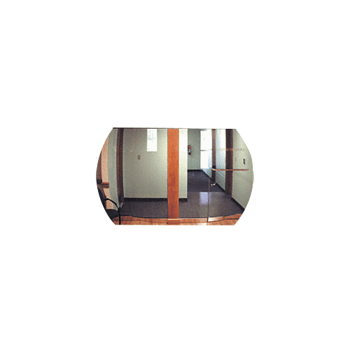 CRL TPLX2030 20" x 30" Diameter Indoor Clear Acrylic Rectangular Convex Mirror